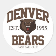 Ours de Denver Autocollants
