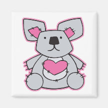 ours de koala de coeur d'amour aimant