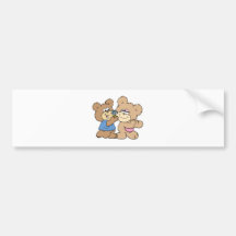 ours de mariage de proposition adhésif pour voiture