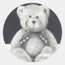 Ours de nounours au crayon autocollants