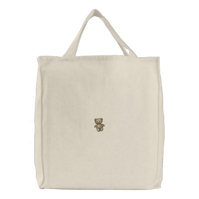 Ours de nounours (contour noir) sac en toile Ours de nounours (contour noir) sac en toile