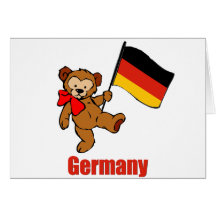 Ours de nounours de l'Allemagne Carte