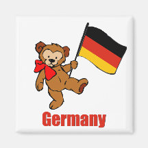Ours de nounours de l'Allemagne Magnets Pour Réfrigérateur