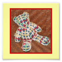 Ours de nounours de l'impression 6x6 de photo pour