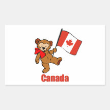 Ours de nounours du Canada Adhésif
