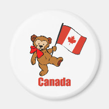 Ours de nounours du Canada Aimant