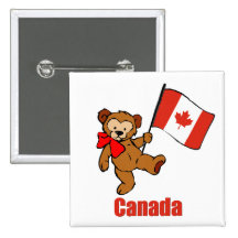 Ours de nounours du Canada Badges Avec Agrafe