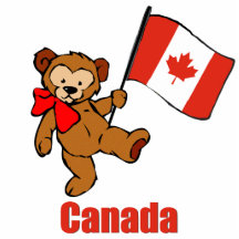 Ours de nounours du Canada Découpages En Acrylique