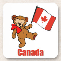Ours de nounours du Canada Dessous-de-verre