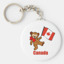 Ours de nounours du Canada Keychain Porte-clés
