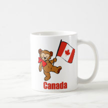 Ours de nounours du Canada Mug À Café