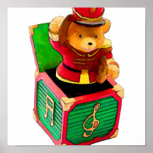 Ours de nounours Jack in the Box Posters