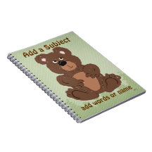 Ours de nounours O1 Carnets À Spirale