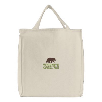 Ours de parc national de Yosemite Sacs De Toile