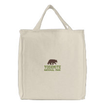 Ours de parc national de Yosemite Sacs De Toile