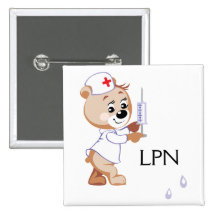 Ours d'infirmière badge