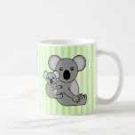 Ours et bébé de koala mignons mugs à café