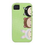 ours et chat de lapin coques case-mate