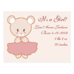Ours Girly Cartes Postales