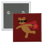 Ours masqué de Halloween Pin's Avec Agrafe