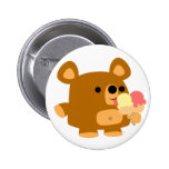 Ours mignon de bande dessinée avec des boules :) i pin's