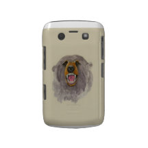 Ours noir coque blackberry bold