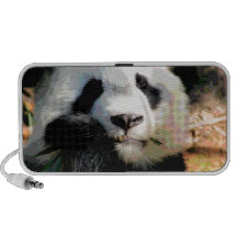 Ours panda affamé haut-parleurs portables