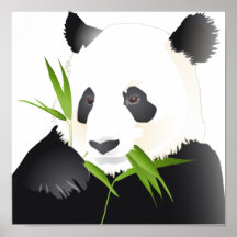 Ours panda affiches