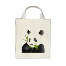 Ours panda sac en toile