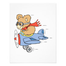 Ours pilote idiot faire-part personnalisés