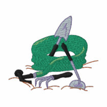 Outils de jardin polos brodés