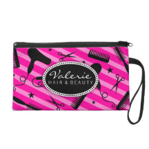 Outils de salon de coiffure de roses indien pochette avec dragonne