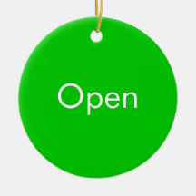 Ouvrez/avez fermé le signe de porte décorations de noël