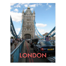 Ouvrez la carte postale de Londres R-U de pont de 