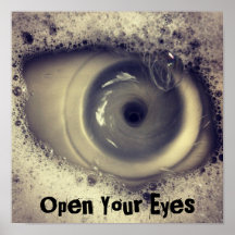 Ouvrez votre affiche de yeux