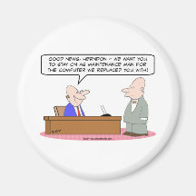ouvrier chargé de l'entretien remplacé par ordinat magnets