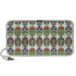 Ovales floraux de Nouveau d'art coloré lumineux Haut-parleurs PC