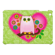 Owl Always Love You - Pink & Green iPad Mini Case