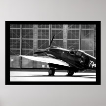 P-40C Tomahawk Affiche