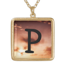 P  Momogram Necklace