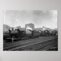 PA de Scranton de trains de fret. Affiche