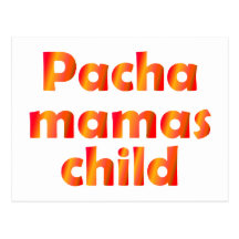 Pacha mamans child carte postale