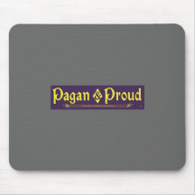 païen fier tapis de souris