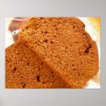 Pain de courgette de chocolat poster