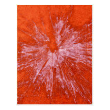 Paintball blanc sur le rouge cartes postales