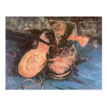 Paire de chaussures, de Vincent van Gogh de cru to Cartes Postales