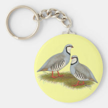 Paires de perdrix de Chukar Porte-clefs