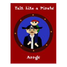 Paires de pirates, Arrgh ! Carte Postale