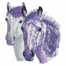 Paires de profil de cheval polos avec broderie