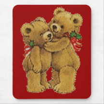 Paires mignonnes de Noël Tapis De Souris
